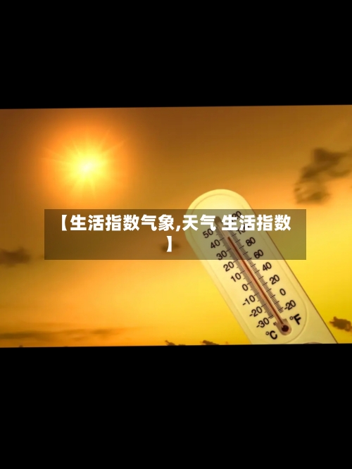 【生活指数气象,天气 生活指数】