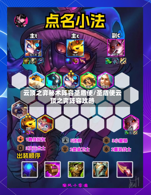 云顶之弈秘术阵容圣盾使/圣盾使云顶之弈阵容攻略-第2张图片