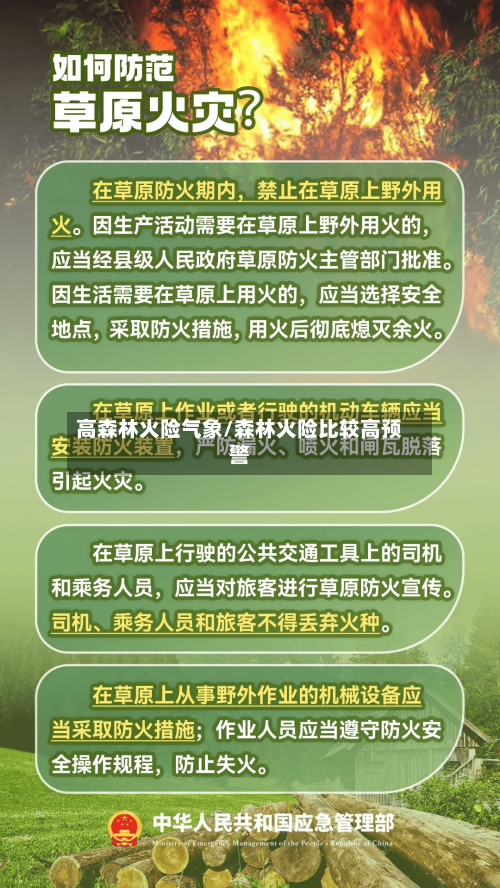 高森林火险气象/森林火险比较高预警-第2张图片