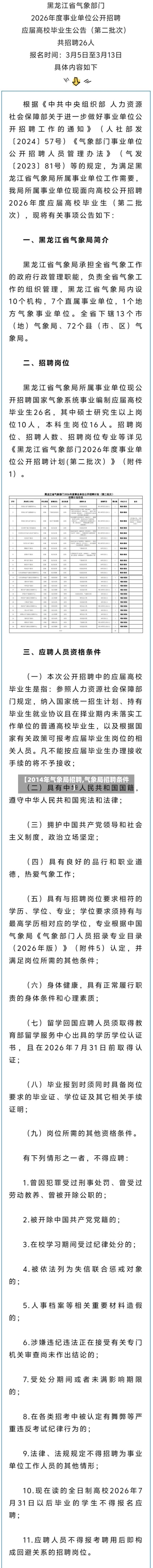 【2014年气象局招聘,气象局招聘条件】-第1张图片
