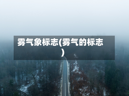 雾气象标志(雾气的标志)-第2张图片