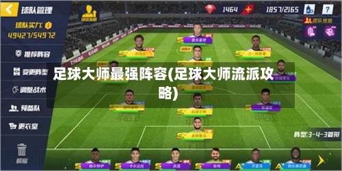 足球大师最强阵容(足球大师流派攻略)-第2张图片