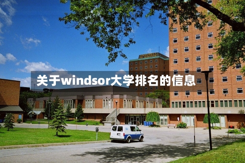 关于windsor大学排名的信息