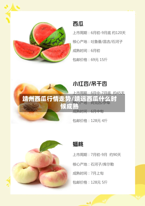 靖州西瓜行情走势/靖远西瓜什么时候成熟