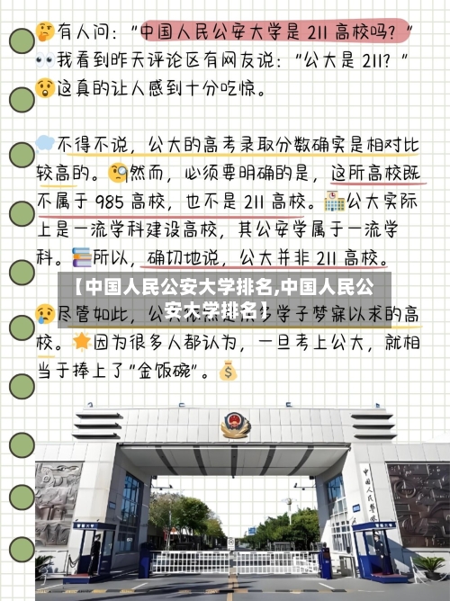 【中国人民公安大学排名,中国人民公安大学排名】