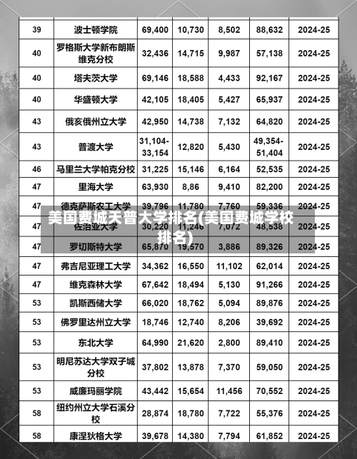 美国费城天普大学排名(美国费城学校排名)-第3张图片