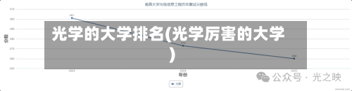 光学的大学排名(光学厉害的大学)-第3张图片