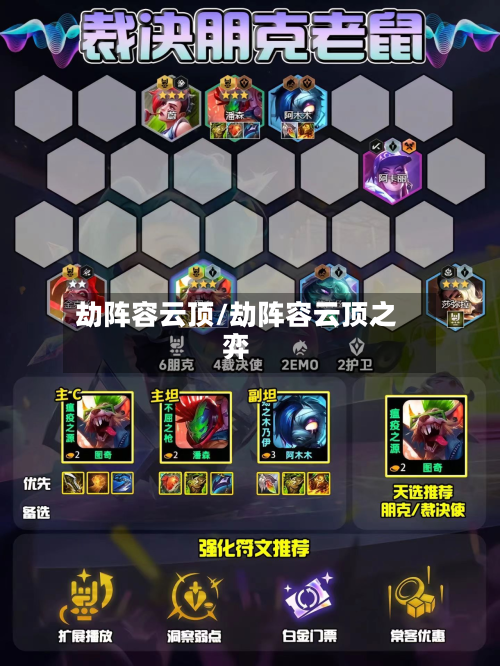 劫阵容云顶/劫阵容云顶之弈