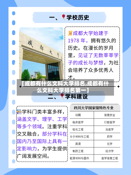 【成都有什么文科大学排名,成都有什么文科大学排名第一】-第2张图片