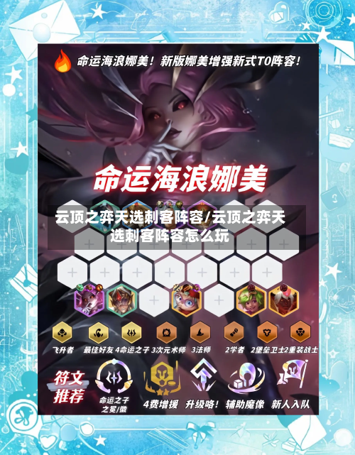 云顶之弈天选刺客阵容/云顶之弈天选刺客阵容怎么玩