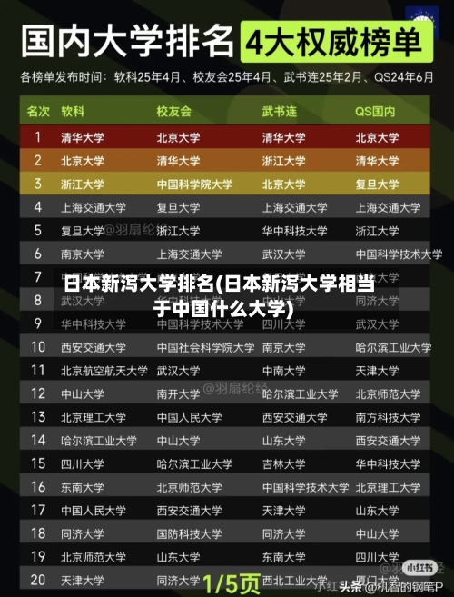 日本新泻大学排名(日本新泻大学相当于中国什么大学)-第3张图片