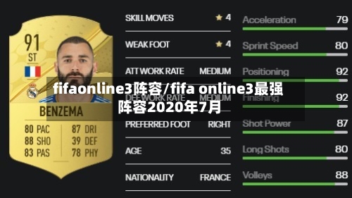 fifaonline3阵容/fifa online3最强阵容2020年7月