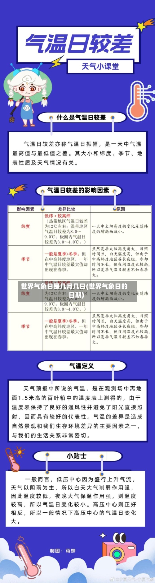 世界气象日是几月几日(世界气象日的日期)