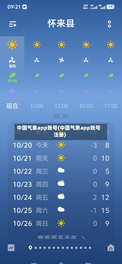 中国气象app账号(中国气象app账号注册)