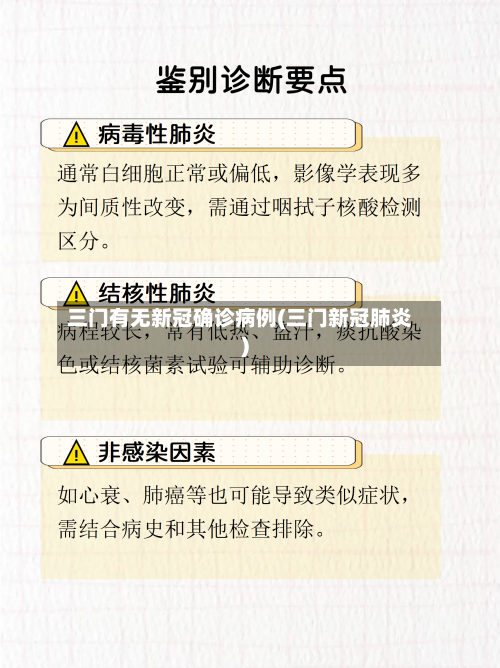 三门有无新冠确诊病例(三门新冠肺炎)-第3张图片