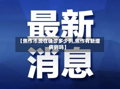 【焦作市现在确诊多少例,焦作有新增病例吗】-第2张图片