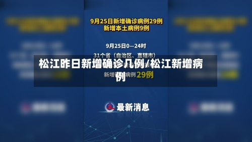 松江昨日新增确诊几例/松江新增病例-第2张图片