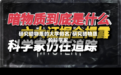 研究暗物质的大学排名/研究暗物质的科学家