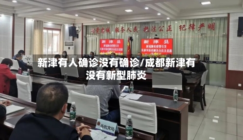 新津有人确诊没有确诊/成都新津有没有新型肺炎-第3张图片