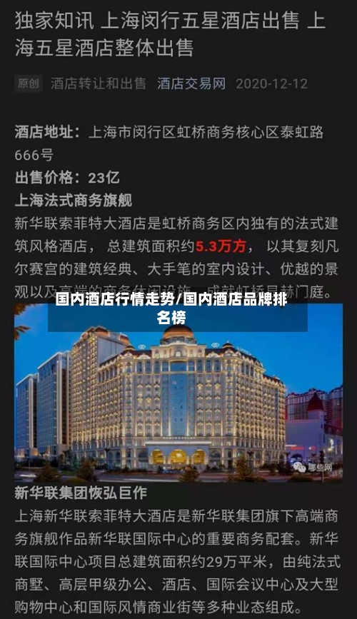 国内酒店行情走势/国内酒店品牌排名榜-第2张图片