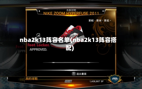 nba2k13阵容名单(nba2k13阵容搭配)-第2张图片