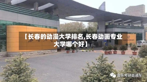 【长春的动漫大学排名,长春动画专业大学哪个好】-第2张图片