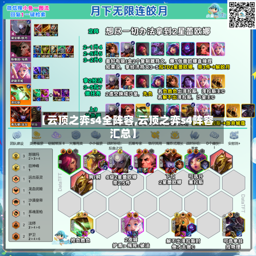 【云顶之弈s4全阵容,云顶之弈s4阵容汇总】-第2张图片