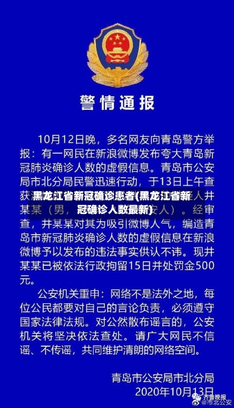 黑龙江省新冠确诊患者(黑龙江省新冠确诊人数最新)-第3张图片