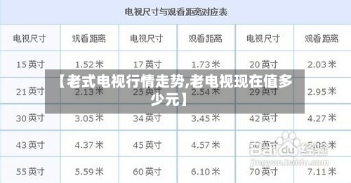 【老式电视行情走势,老电视现在值多少元】-第2张图片