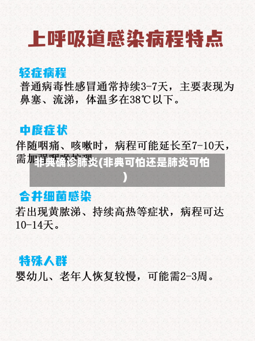 非典确诊肺炎(非典可怕还是肺炎可怕)