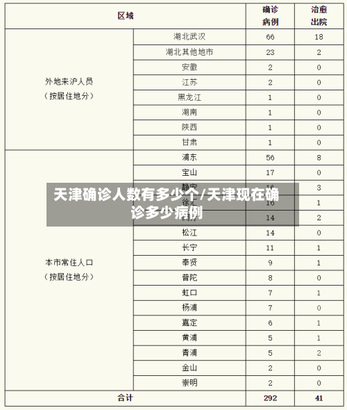 天津确诊人数有多少个/天津现在确诊多少病例-第3张图片