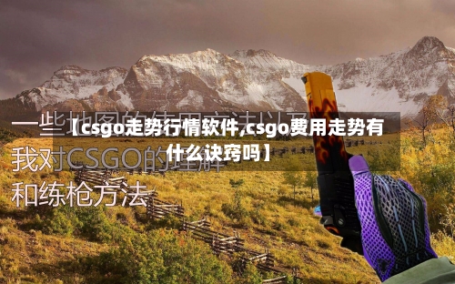 【csgo走势行情软件,csgo费用走势有什么诀窍吗】-第2张图片