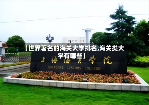 【世界著名的海关大学排名,海关类大学有哪些】