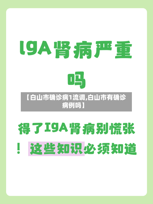 【白山市确诊病1流调,白山市有确诊病例吗】