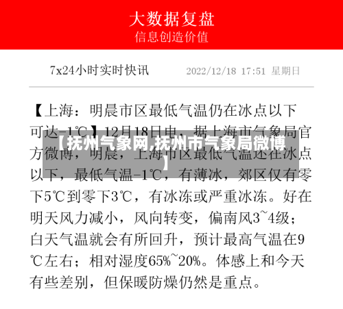 【抚州气象网,抚州市气象局微博】