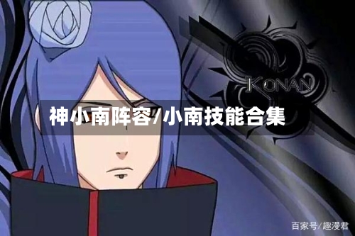神小南阵容/小南技能合集