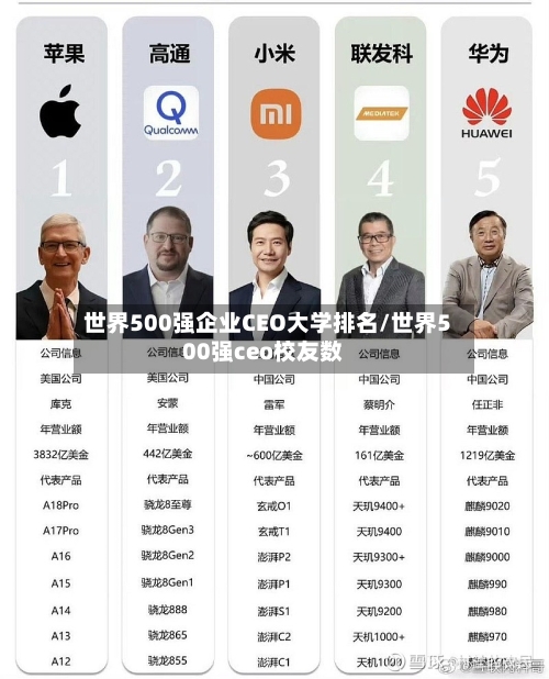 世界500强企业CEO大学排名/世界500强ceo校友数-第2张图片