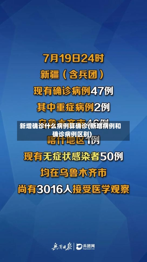 新增确诊什么病例算确诊(新增病例和确诊病例区别)-第2张图片